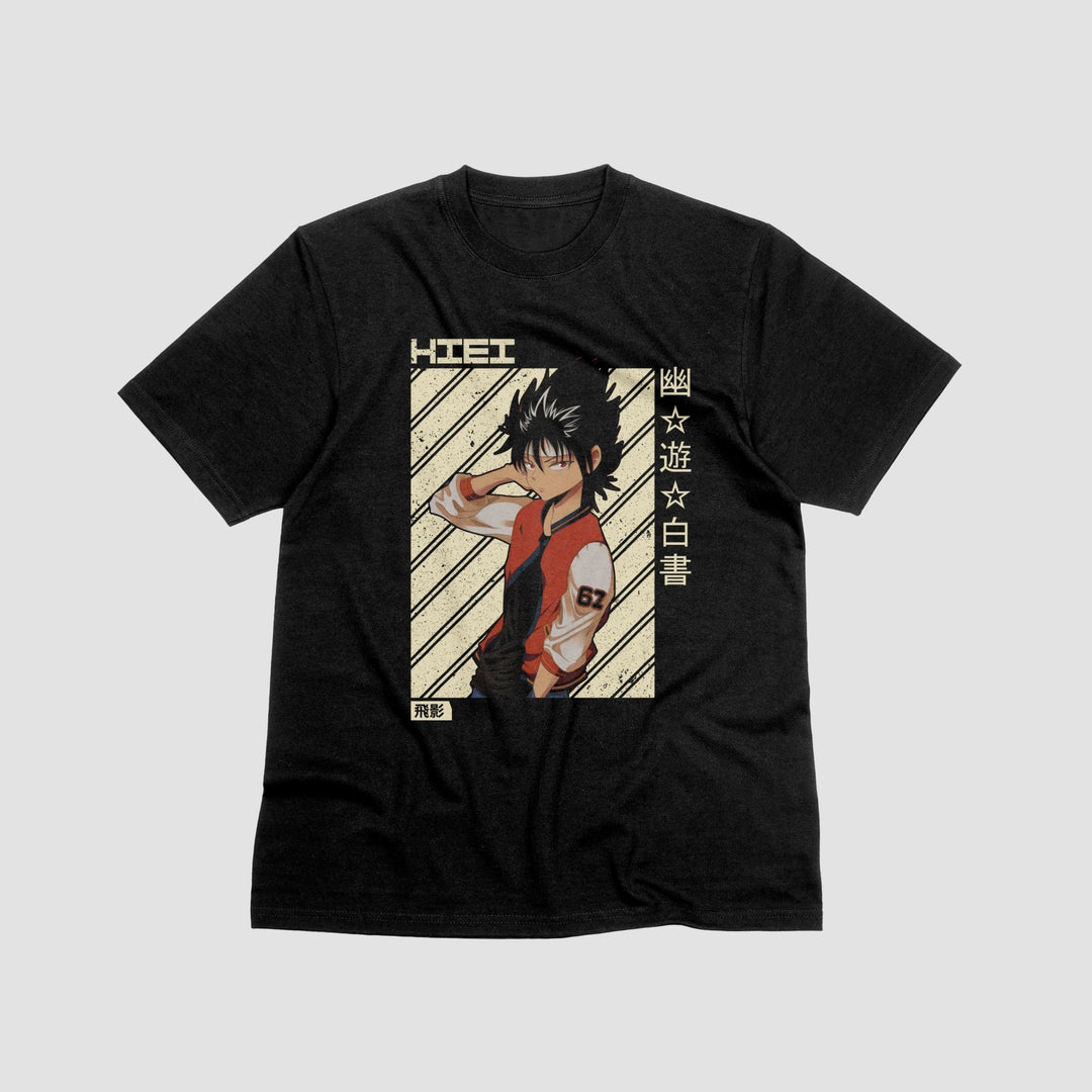 Yu Yu Hakusho - Hiei cream background T-Shirt - Gifts Handmade