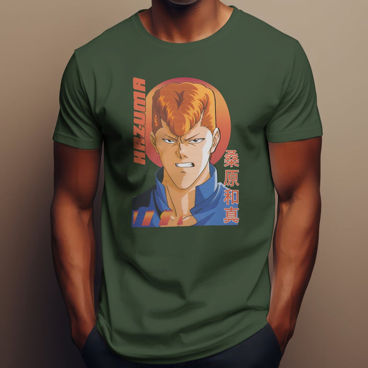 Yu Yu Hakusho - Kazuma T-Shirt - Gifts Handmade