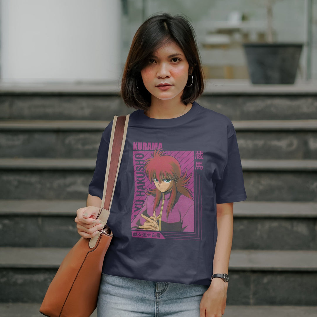 Yu Yu Hakusho - Kurama T-shirt - Gifts Handmade