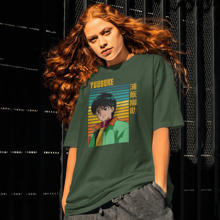 Yu Yu Hakusho - Yuusuke T-shirt - Gifts Handmade