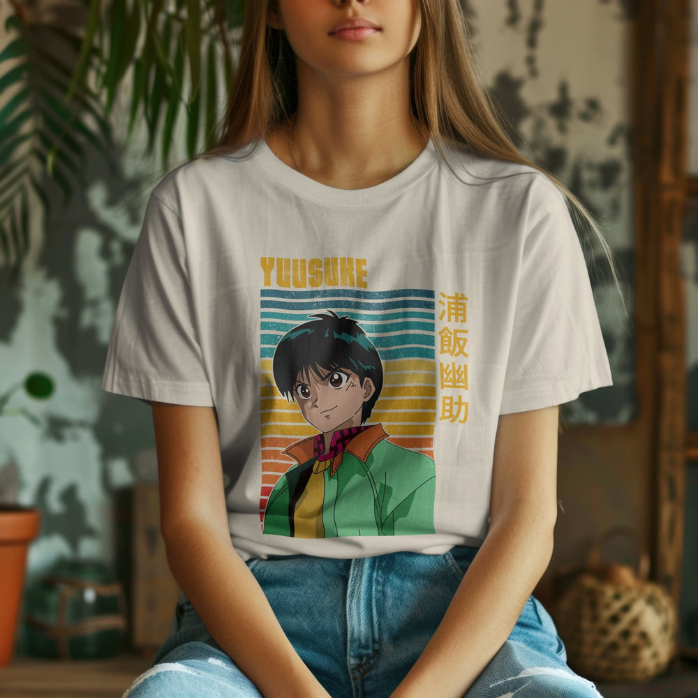 Yu Yu Hakusho - Yuusuke T-shirt - Gifts Handmade