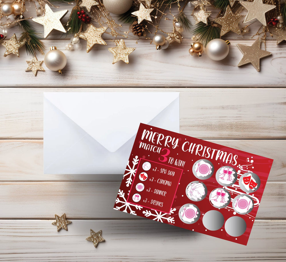 Christmas Scratch Card - Gifts Handmade