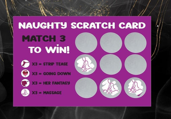 Naughty Scratch Card For Her - Gifts Handmade