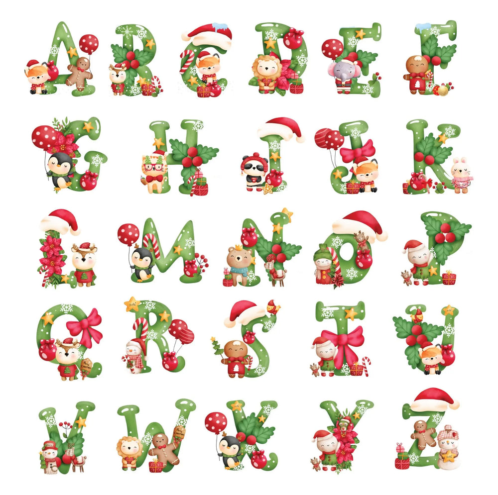 Personalised Christmas Letter Teddy - Gifts Handmade