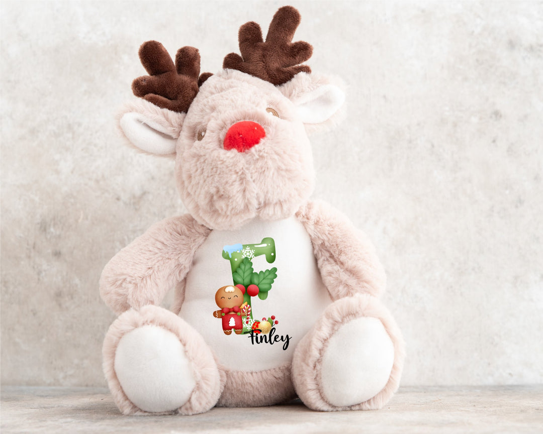 Personalised Christmas Letter Teddy - Gifts Handmade