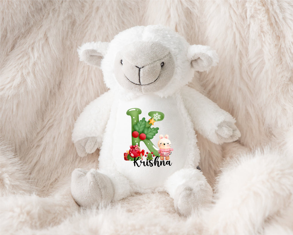 Personalised Christmas Letter Teddy - Gifts Handmade