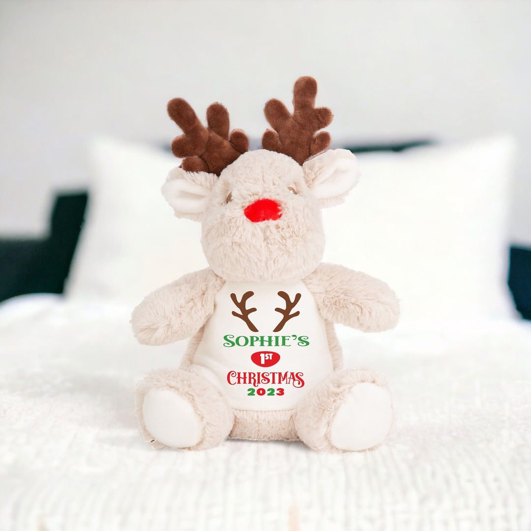 Personalised First Christmas Reindeer - Gifts Handmade
