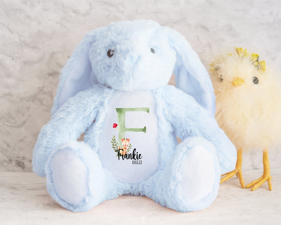 Personalised Green Letter Teddy - Gifts Handmade