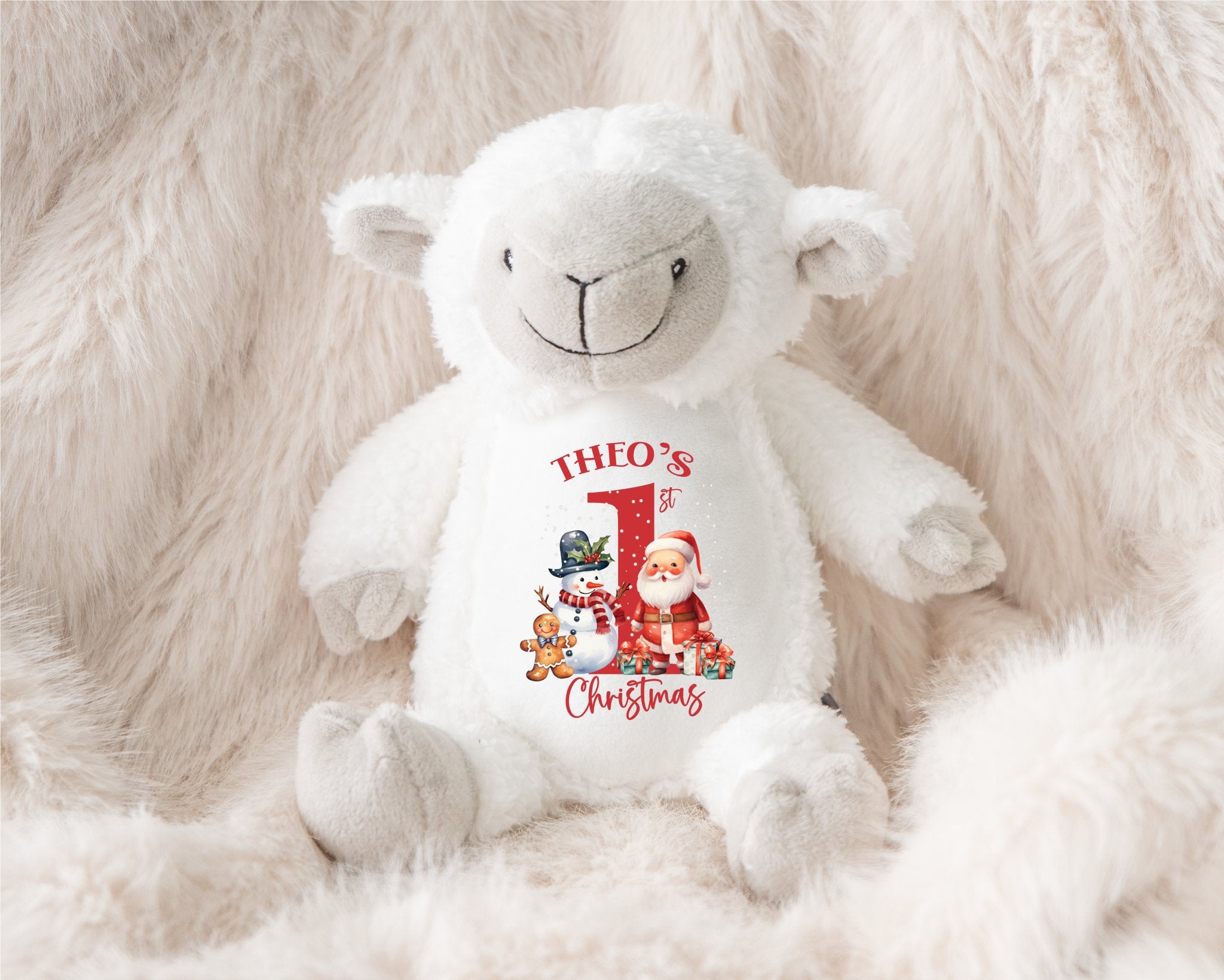 Personalised first christmas teddy online