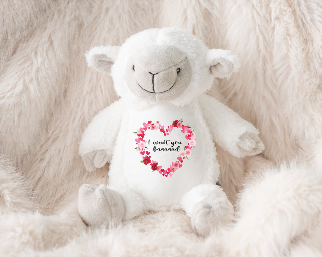 Personalised Valentines Teddy Bear - Gifts Handmade