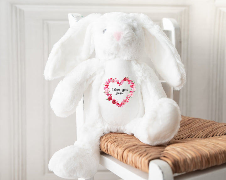 Personalised Valentines Teddy Bear - Gifts Handmade