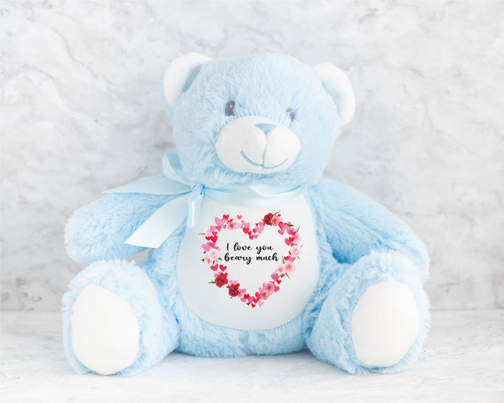 Personalised Valentines Teddy Bear - Gifts Handmade