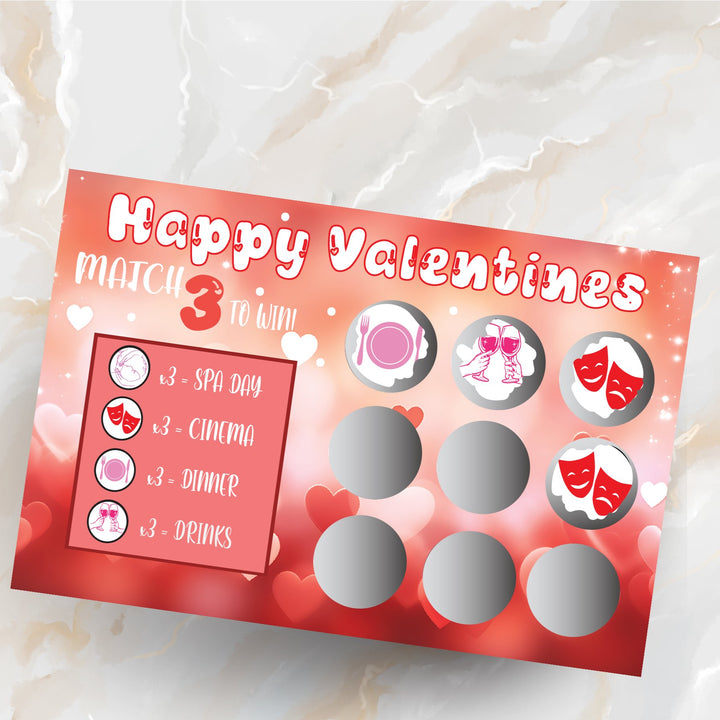 Valentines Scratch Card - Gifts Handmade